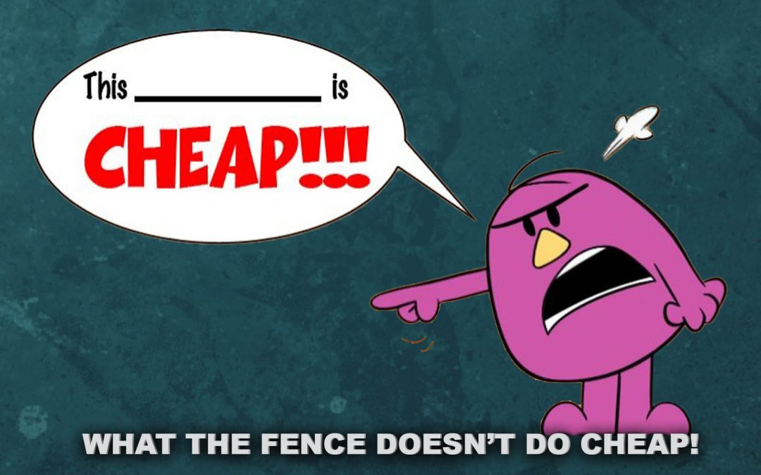 No Cheap Fences